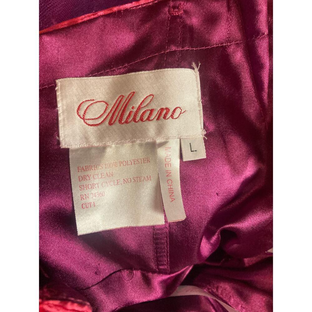 10 L Milano Fairycore purple Sequin Tulle Satin volume dress strapless mini - Picture 5 of 5
